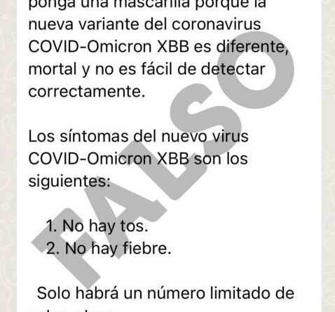 Noticias falsas sobre el Covid-19 y variantes en Atacama