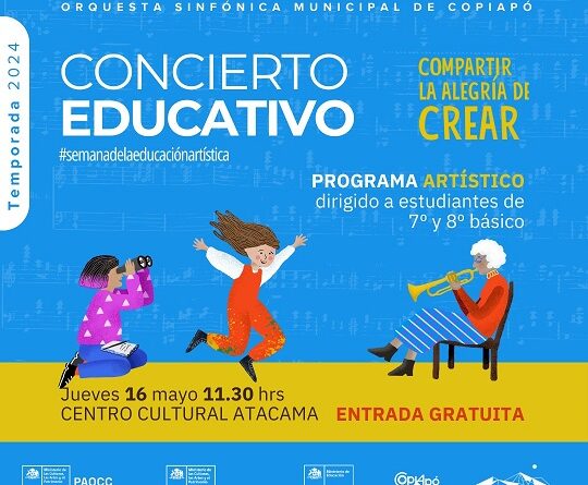 Orquesta Sinfónica de Copiapó en Concierto Educativo