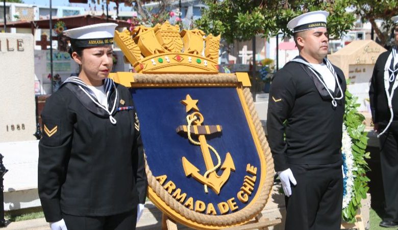 Armada de Chile recuerda hundimiento del Blanco Encalada en Caldera