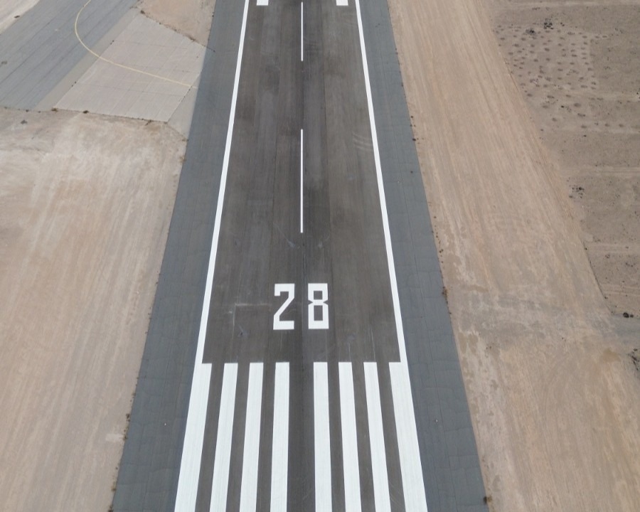 SEREMI MOP reviews near‑completion of Vallenar Aerodrome conservation project