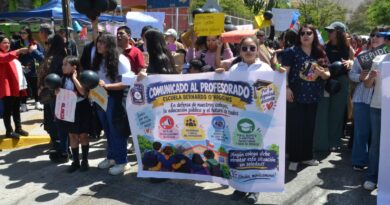 Profesores realizan “paro de advertencia” en oposición a desvinculaciones por evaluación docente